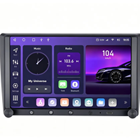 Radio Mobil Android 10 IPS 9 Inci, Navigasi GPS, Wireless Carplay, Android Auto, Stereo, Layar Terpisah, Amplifier, Kamera Mundur, USB