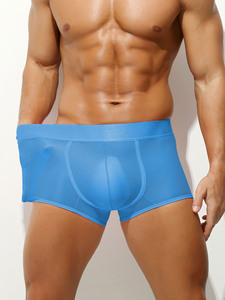 Boxer da Uomo Traspiranti in Rete, Elastico Ampio in Vita, Freschi e Confortevoli per l'Estate, Abbigliamento Intimo Maschile - Product Image 2