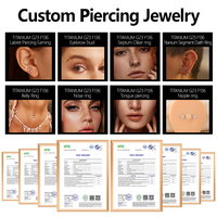 Anneaux de mamelon en titane Lingchee 14G pour bijoux de Piercing haltères à mamelon fileté interne 14mm pour femmes hommes