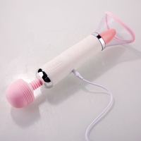 Erwachsenenprodukte G-Punkt-Vibrator Sexspielzeug für Frauen Nippel-Klitoris-Stimulator Sex-Sauger Zungen-Leck-Saug-Vibrator
