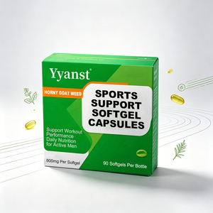 Gélules de soutien sportif à base d'Herbe de chèvre cornée 800mg 90 pièces – Complément nutritionnel quotidien pour la performance sportive des hommes actifs – OEM - Product Image 5