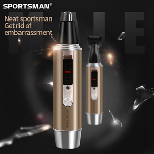 Usine Direct SPORTIF 419 L'UE Électrique 2 EN 1 En Acier Inoxydable <span class=keywords><strong>Oreille</strong></span> et <span class=keywords><strong>Nez</strong></span> Tondeuse À Cheveux pour Hommes Épilateur - Product Image 3