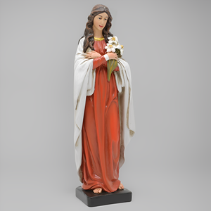 Estatuas Religiosas de la Virgen María Santa María Goretti en Resina, Figuras Católicas para Regalo del Día de la Madre, Modelo <span class=keywords><strong>Lourdes</strong></span> - Product Image 2