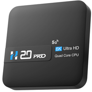 H20Pro Android 14.0 Smart <span class=keywords><strong>TV</strong></span> <span class=keywords><strong>Box</strong></span> Allwinner Quad-Core 2.4G/5G 2GB+16GB 100M Reproductor Multimedia 4K Set Top H20Pro Android <span class=keywords><strong>TV</strong></span> <span class=keywords><strong>Box</strong></span> - Product Image 1