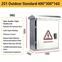 Caja de distribución multifuncional, caja de distribución impermeable para exteriores, caja de distribución de acero inoxidable