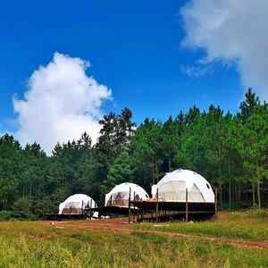 Offre Spéciale 6M Diamètre Camping Dôme Maison Préfabriquée Glamping Hôtel <span class=keywords><strong>Yourte</strong></span> Tente Pour Stations Campings - Product Image 4