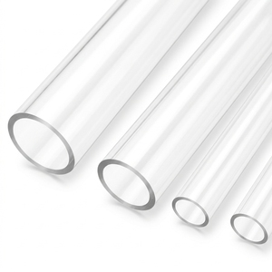 Tube en acrylique PMMA transparent extrudé de grand <span class=keywords><strong>diamètre</strong></span>, en plastique acrylique transparent, disponible en différentes tailles - Product Image 3