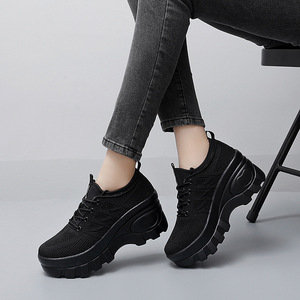 Chaussures décontractées pour femmes à enfiler, respirantes en maille, à semelle souple, avec semelle extérieure <span class=keywords><strong>MD</strong></span>, pour la marche des personnes âgées, grandes tailles, modèle transfrontalier - Product Image 2