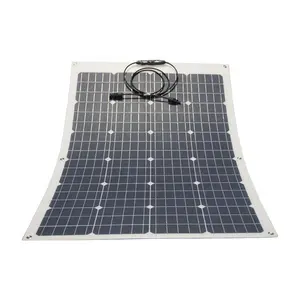 Panneaux solaires auto-adhésifs flexibles Solares 100 W Cellules monocristallines polycristallines de haute qualité 600W