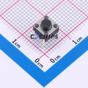 TSD004A05026A Tactile Switch Through hole Component (THT)-4P,6x6mm Switch 2.6N 8.6mm 6mm 5mm - Product Image 1