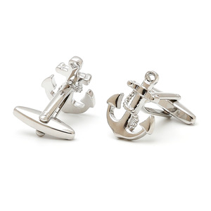 Khuy Măng Sét Neo Thiết Kế Đơn Giản Màu Vàng Sang Trọng Cho Nam Trang Trí - Product Image 4