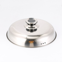 Cuisson personnalisée Cuisine Hôtel Commercial Restaurant Ustensiles de cuisine Grande marmite Grande capacité Marmite profonde en acier inoxydable en métal