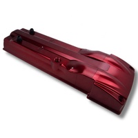 Couvre-culbuteur en aluminium 6061 sur mesure, usiné avec précision par tournage et fraisage CNC pour le Barra 4.0L