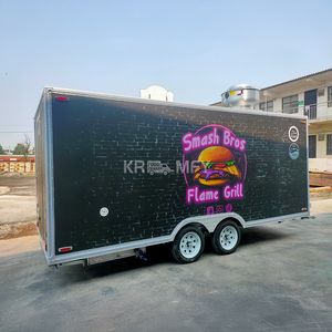 2025 Hamburger Deep Fryer Mobile Trailer With <b>Kitchen</b> Equipment Fast Food Truck - Product Image 6