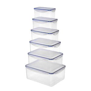 Food <b>Storage</b> Container Rectangle Transparent PP Airtight Microwave Safe For Fruit Vegetable <b>Camping</b> Lunch <b>Box</b> - Product Image 4
