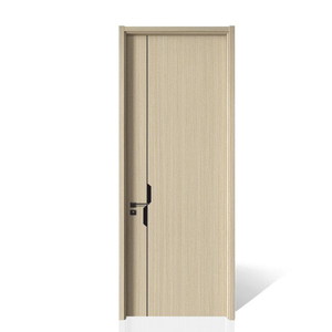 Hecho en China, puertas internas de madera maciza MDF, puerta de hotel de melamina de alta calidad, puertas interiores de madera insonorizadas para dormitorio - Product Image 5