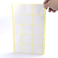 Étiquettes autocollantes blanches mates imprimables A4 pour imprimante