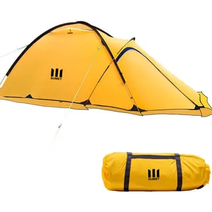 Tunnel Type Tent for 2 Person Windwall 2 Mountaineering & Mountain Tourism Camping Tent Outdoor