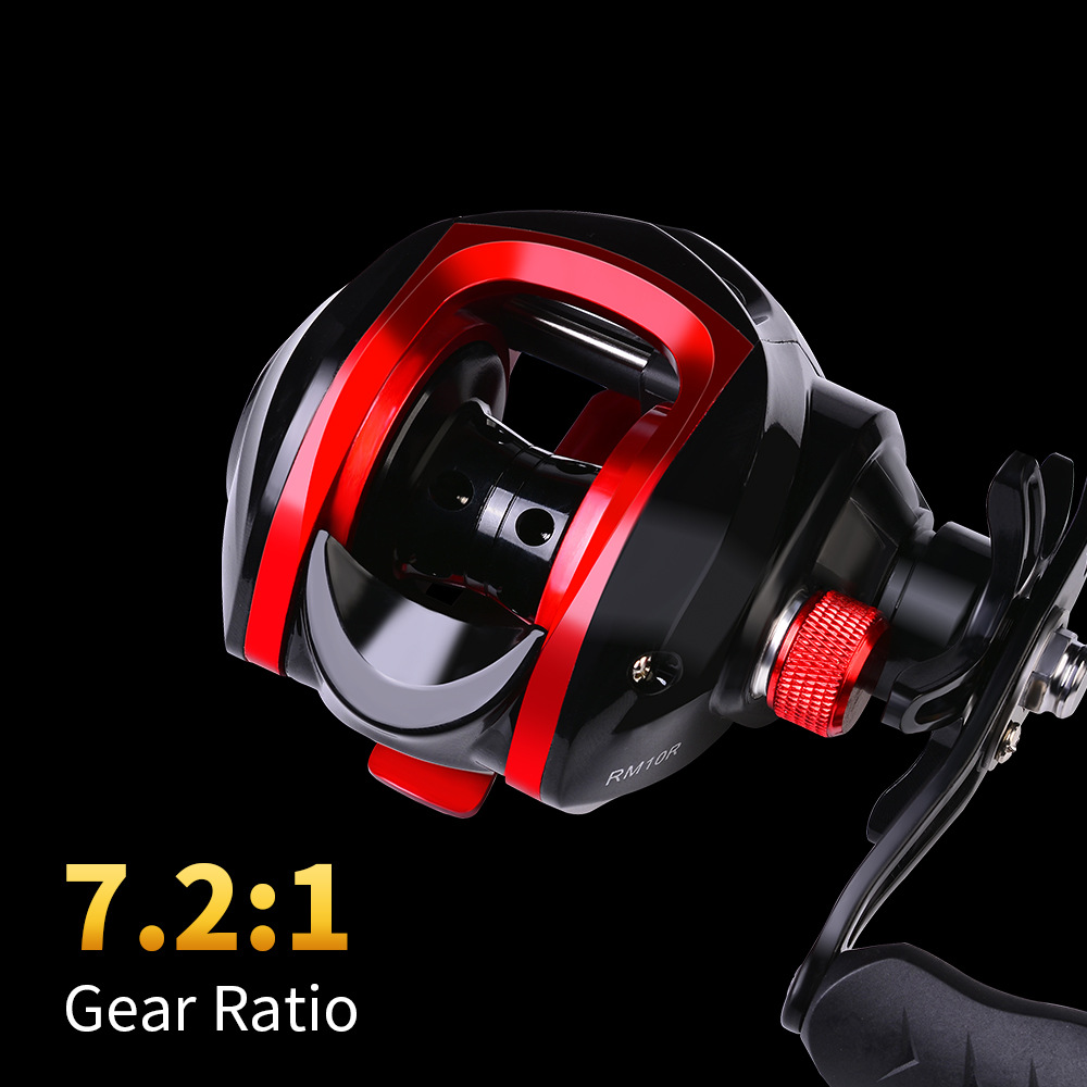 High Speed Baitcasting Reel - 7.2:1 Gear Ratio & 8kg Drag High Speed Baitcasting Reel - 7.2:1 Gear Ratio & 8kg Drag