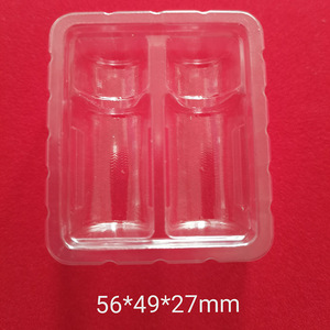 NOVISON Plateau d'emballage médical jetable en plastique PP transparent injecté pour flacons de 3 ml, type blister, pour médicaments et peptides - Product Image 2