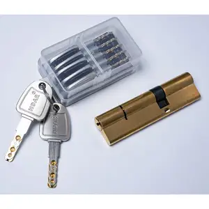 High-quality Strong Anti-theft Brass Lock Cylinder With Mother-of-pearl Construction