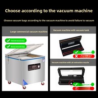 Sacs sous vide alimentaires en nylon et polyéthylène, sept couches co-extrudées, surface lisse, sacs d'emballage sous vide de qualité alimentaire