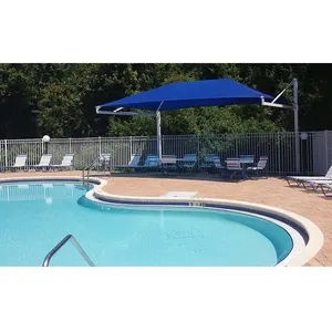 OEM ODM Custom canopy sun shade sail patio pool top cover 100% HDPE +UV material shade sails & nets swimming pool shade