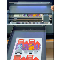 Plotter de Corte de Etiquetas con Cámara CCD Inteligente, Máquina de Troquelado Impulsada por Servomotor y Máquina de Hendido Tipo Rueda