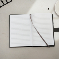 Carnet de notes académique A5 à couverture rigide personnalisé Journal secret pour les cadres à utiliser au bureau Fil à coudre à couverture en tissu Serrure à code imprimée