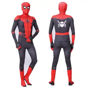 Модный крутой костюм Человека-паука из американского фильма для детей