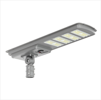 Lampadaire solaire tout-en-un 100W, haute luminosité, anti-corrosion, étanche IP65, pour projet d'éclairage de parking