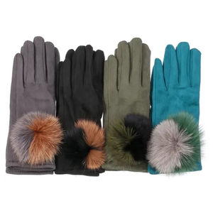 ถุงมือขนสัตว์ฤดูหนาวหลากสีสำหรับใส่ในชีวิตประจำวัน - Product Image 1