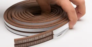 OEM مقاوم للغبار حرف D مستطيل الشكل مسطح نافذة باب صوتي بولي كلوريد الفينيل epdm سيليكون مطاط شريط ذاتي اللصق للأماكن المعاصرة إغلاق باب - Product Image 4