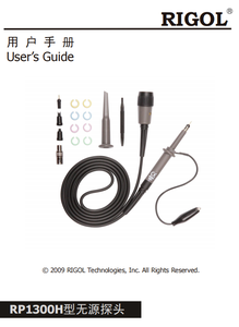 RIGOL RP1300H 300MHz 2000V Osciloscopio Sonda pasiva - Product Image 3