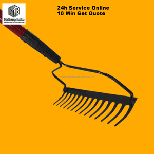 <span class=keywords><strong>Râteau</strong></span> <span class=keywords><strong>de</strong></span> jardin à manche en bois, <span class=keywords><strong>râteau</strong></span> en acier au carbone, 13 dents, longueur <span class=keywords><strong>de</strong></span> manche <span class=keywords><strong>de</strong></span> 1,2 à 1,4 m pour ameublir la terre, la boue <span class=keywords><strong>de</strong></span> plage, les feuilles et l'herbe - Product Image 5