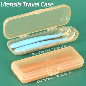 Boîte à couverts personnalisée SUNSHING pour enfants, étui à ustensiles de voyage, organisateur de vaisselle, étui à cuillères en plastique pour boîte à lunch - Product Image 5