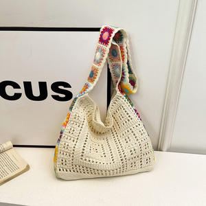 <span class=keywords><strong>Bolso</strong></span> de Playa de Verano Tejido a <span class=keywords><strong>Crochet</strong></span>, al por Mayor y al Detal, Estético, Ligero, Duradero, para Fiestas, Compras, Citas, Estilo <span class=keywords><strong>Hippie</strong></span> - Product Image 6