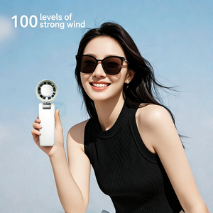 Hot Sale High-Speed Turbine <b>Handheld</b> <b>Fan</b> 12W Big Power Rechargeable Personal Mini Turbo <b>Fan</b> for Outdoor Use - Product Image 5