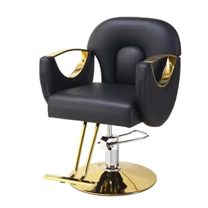 Factory Direct Sell Barber Chair Black Makeup Chairs For Professionals Professional Makeup Salon Chair