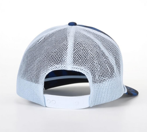 Custom Fashion Trucker Mesh Hat Rubber Patch Logo Terry Fabric 6-Panel Adjustable Unisex Performance Hip Hop Outdoor Vietnam - Product Image 5