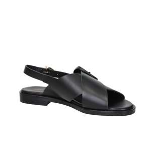 Frau Women's Low Sandal Black 36 2 Cm Heel <b>Flat</b> Style - Product Image 2