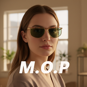 Lunettes <span class=keywords><strong>de</strong></span> soleil polarisées UV400 style pilote en métal, monture fine, pour les voyages en extérieur et la mode quotidienne - Product Image 2