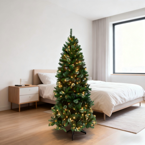 High-Quality PVC Christmas <b>Tree</b> with Durable Long-Lasting <b>Lights</b> for Commercial Holiday Decor - Product Image 3
