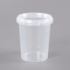 Hộp Nhựa Đựng Thực Phẩm Dùng Một Lần Trong Suốt 32 OZ Trong Suốt Có Thể Phân Hủy Bằng Lò Vi Sóng Bằng PP Tròn 24Oz Có Nắp Đậy - Product Image 4