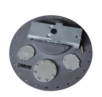 Lubang Manhole Aluminium 580mm /560mm untuk Suku Cadang Tangki Bahan Bakar