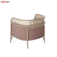 Virtara — chaise de luxe en rotin, fauteuil de salon, cadre en bois massif, meuble de loisirs