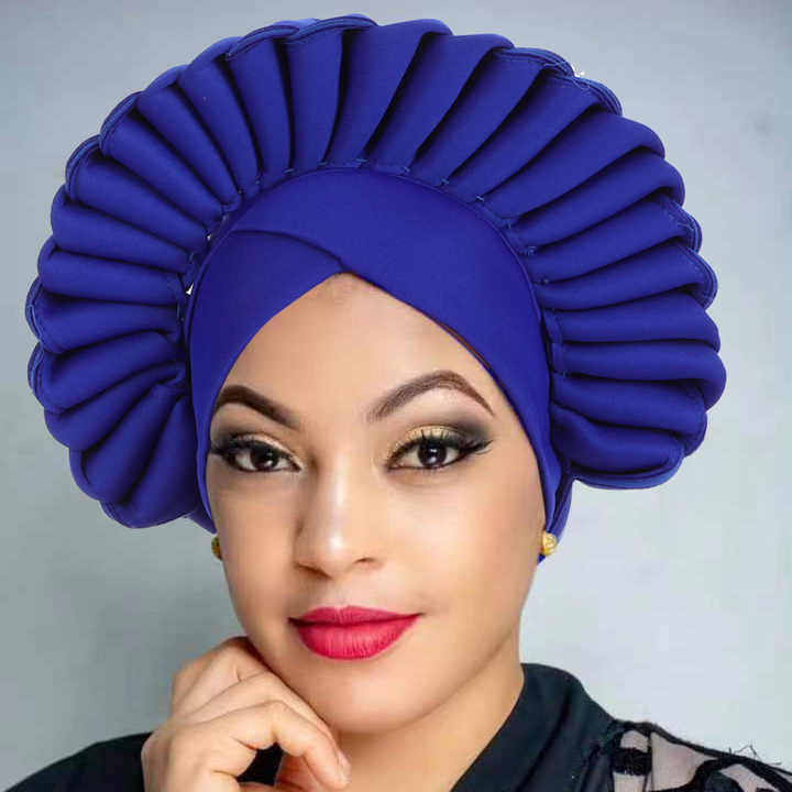 simple ankara head tie