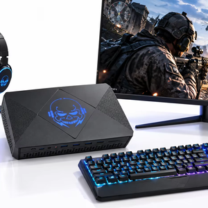 Mini PC de jeu Core I9-12950HX avec RAM DDR5, RJ45 <span class=keywords><strong>Giga</strong></span> LAN, SSD/HDD, multifonction, Win11/Linux, graphismes Redeon - Product Image 1