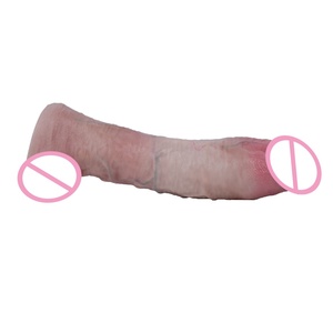 Long 13Inch Lifelike Curved Realistic <b>Dildo</b> with Dual-skin Silicone G-Spot Masturbators for Man Woman Hands-Free Sex Pleasure - Product Image 3