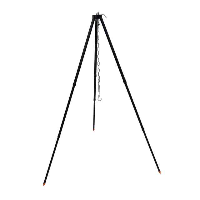 Portable Outdoor Camping Cookware Equipment Tripod Hanging Pot Bracket Foldable Party Picnic Dutch Oven Tripod